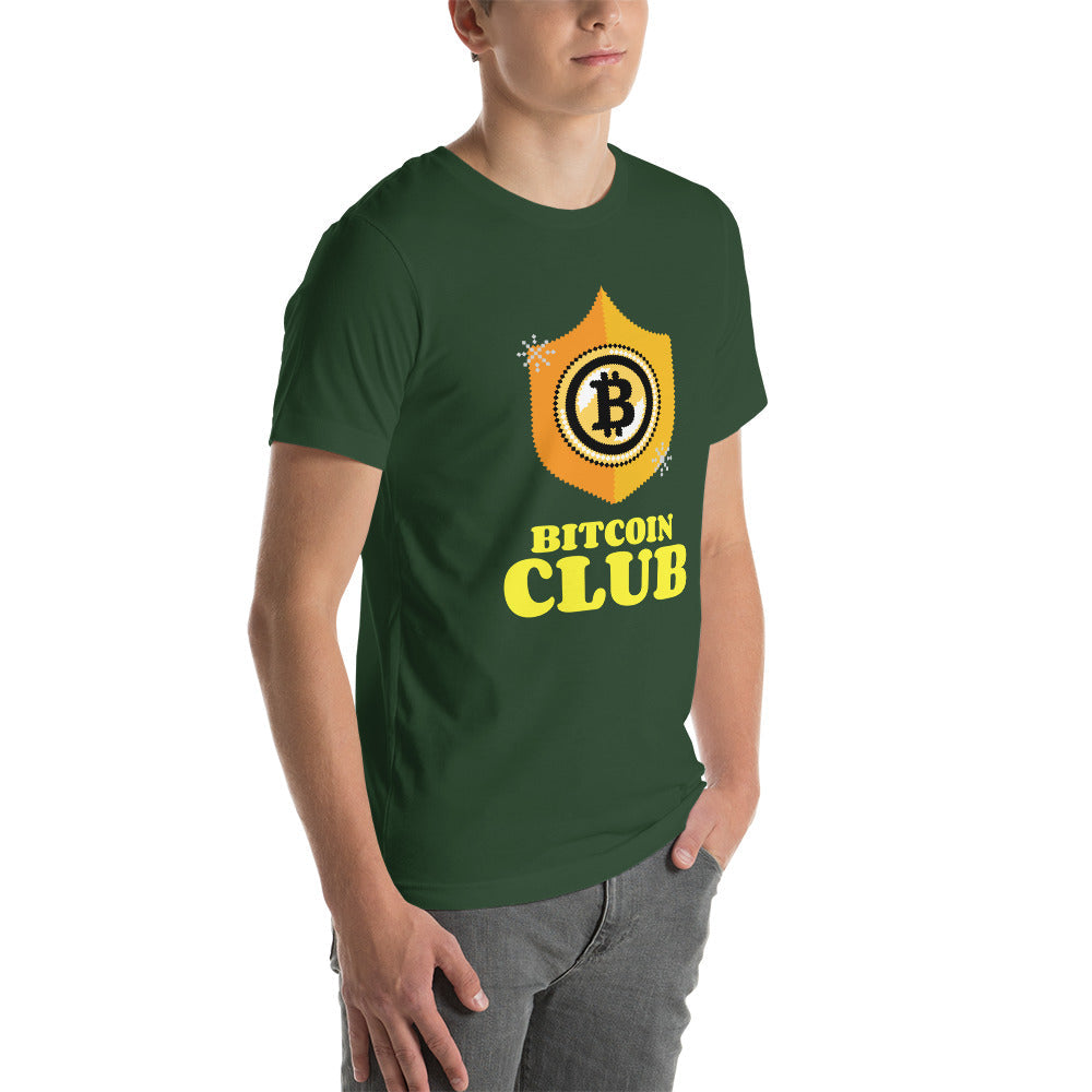 BITCOIN CLUB V2 - Unisex t-shirt by DarkByteGear