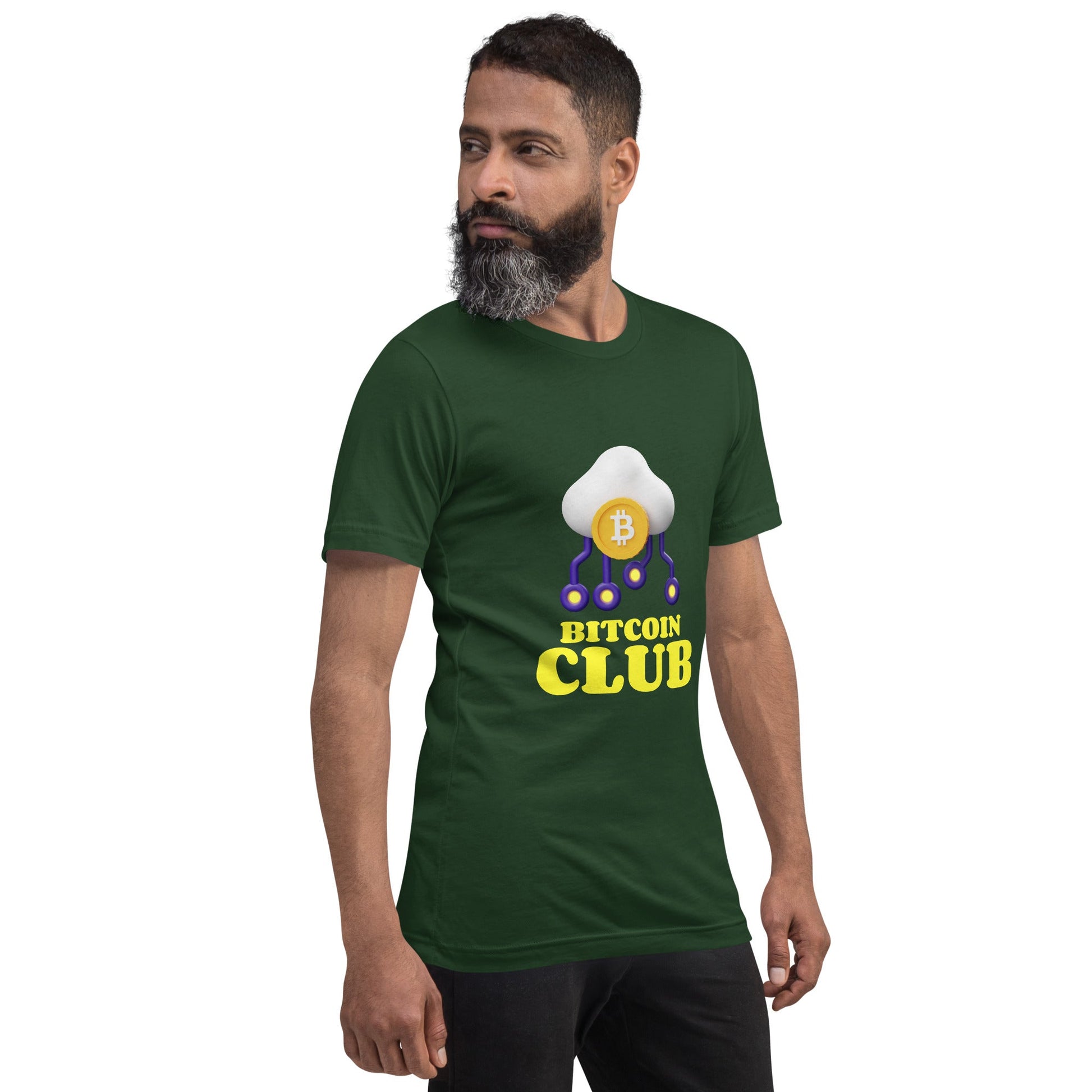 BITCOIN CLUB V4 - Unisex t-shirt by DarkByteGear