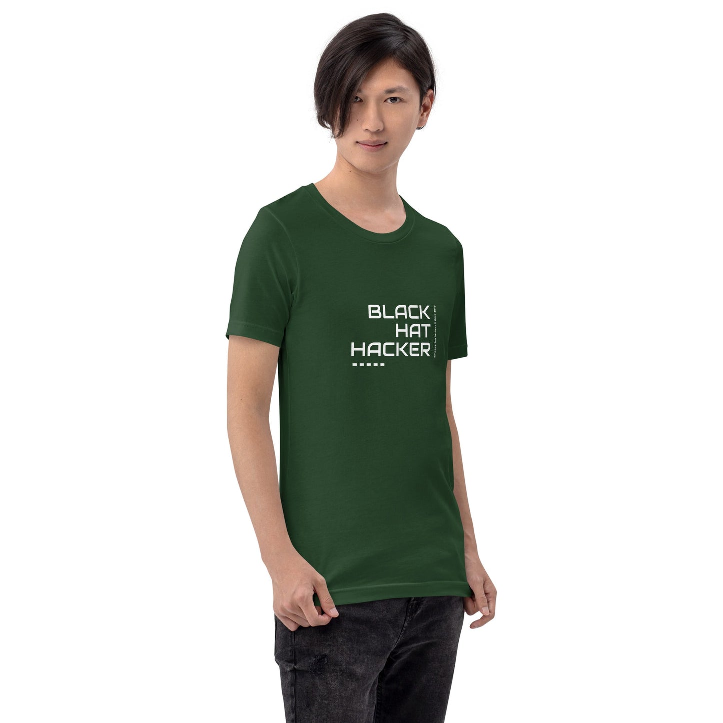 Black Hat Hacker V15 Unisex t-shirt by DarkByteGear