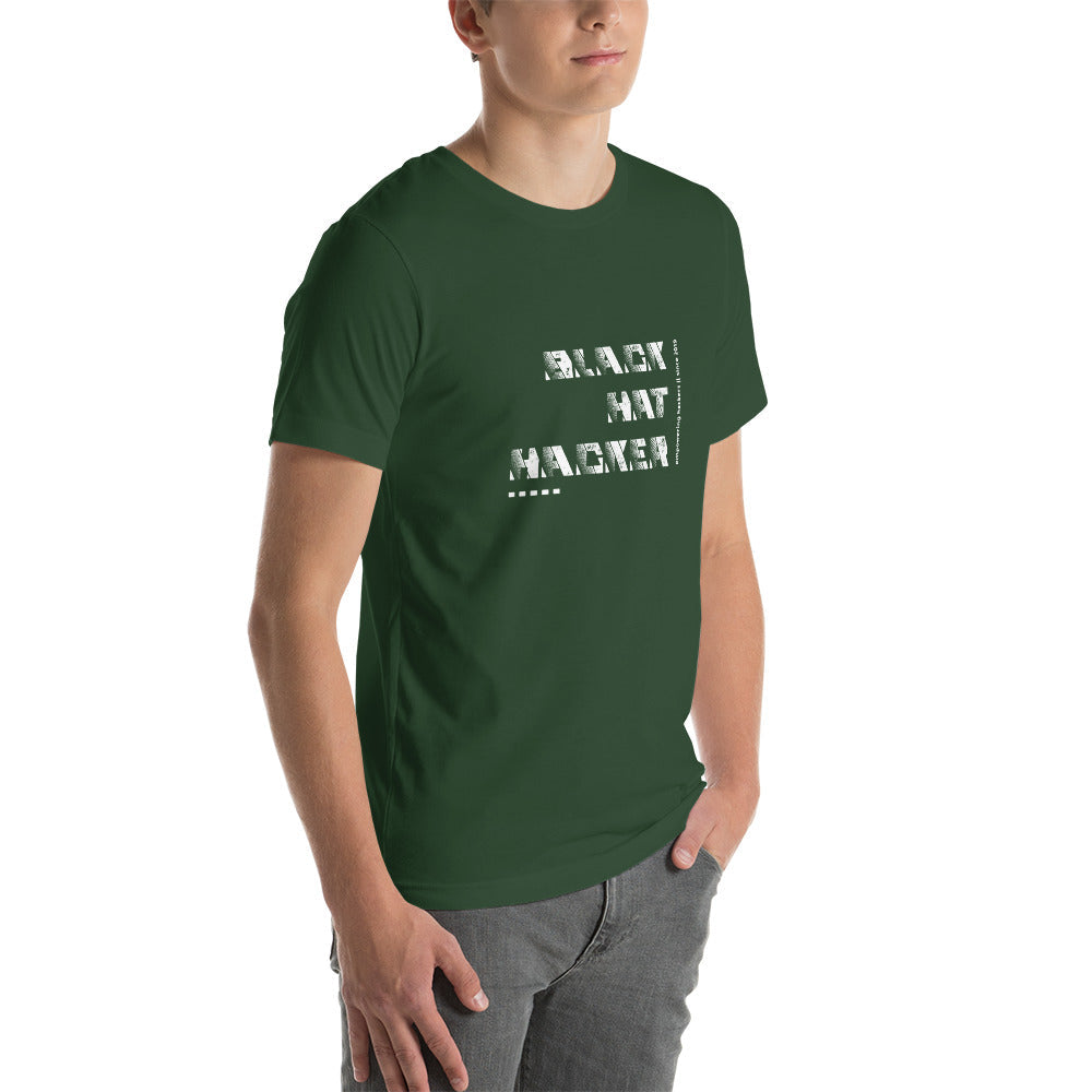Black Hat Hacker V13 Unisex t-shirt by DarkByteGear