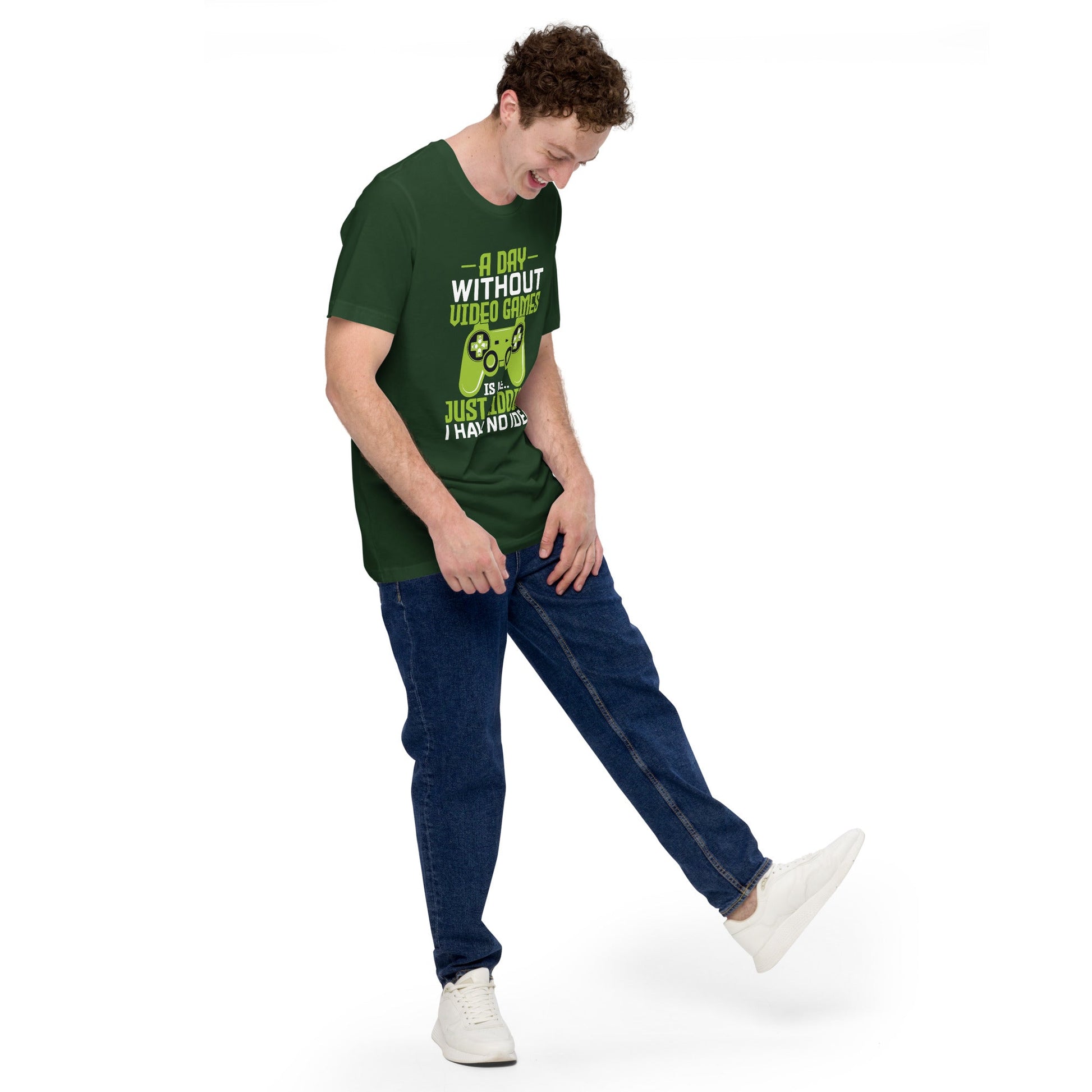 A Day without Video Games is Like - Unisex t-shirt by DarkByteGear