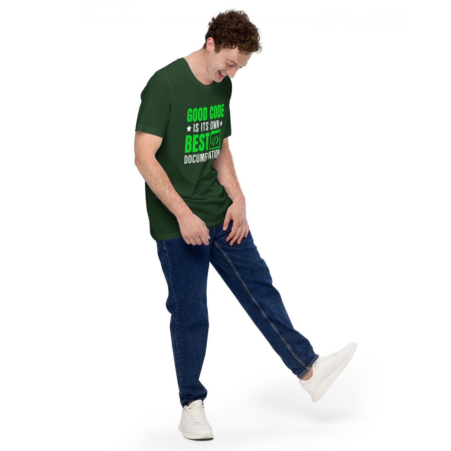 Good Code is in its own best documentation Unisex t-shirt by DarkByteGear