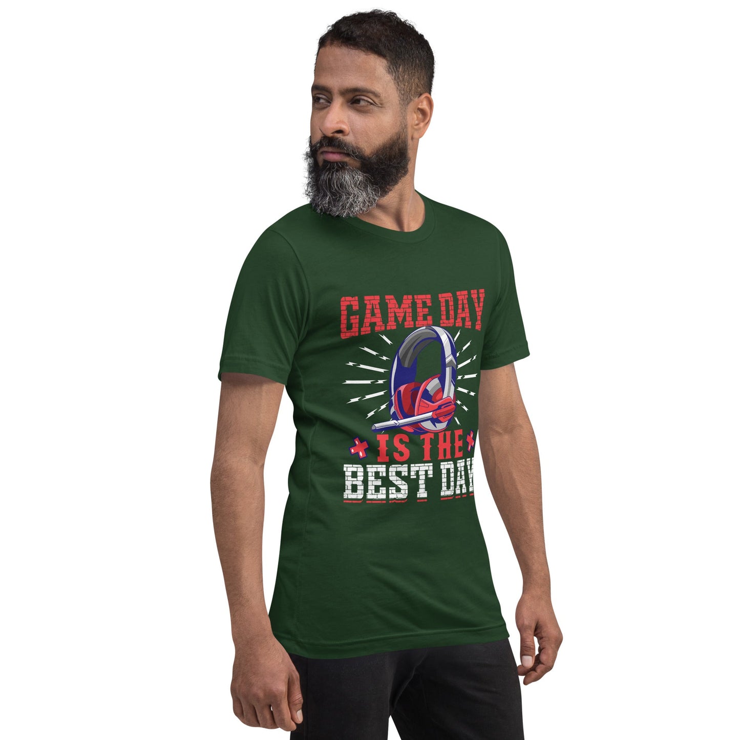Game Day is the Best Day Shagor Unisex t-shirt by DarkByteGear