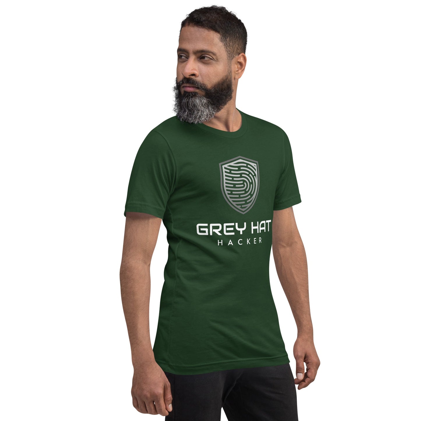Grey Hat Hacker V2 - Unisex t-shirt by DarkByteGear