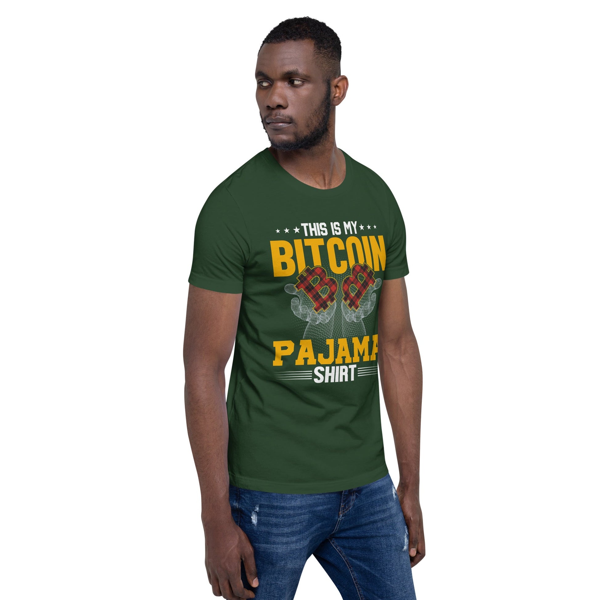 This is My Bitcoin Pajama Shirt Unisex t-shirt by DarkByteGear