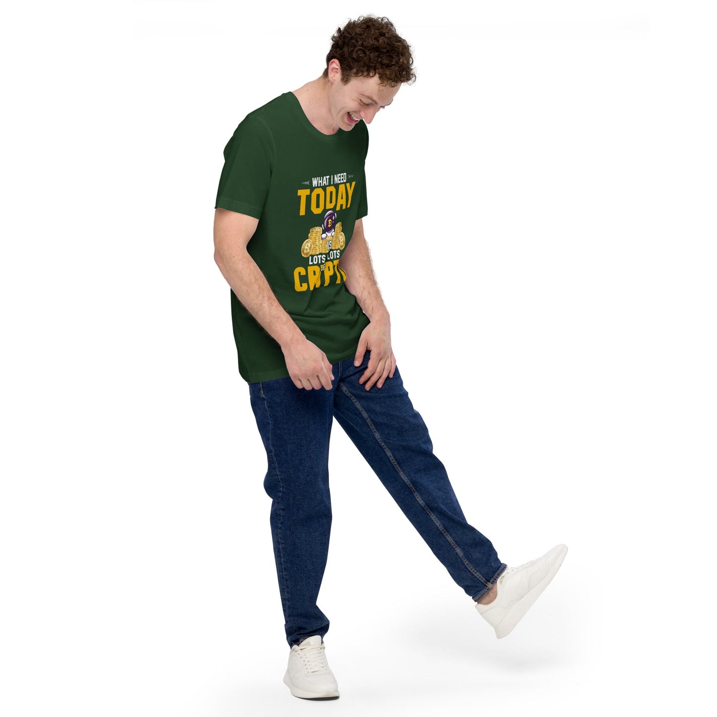 What I Need Today is Lots of Lots of Crypto Unisex t-shirt by DarkByteGear