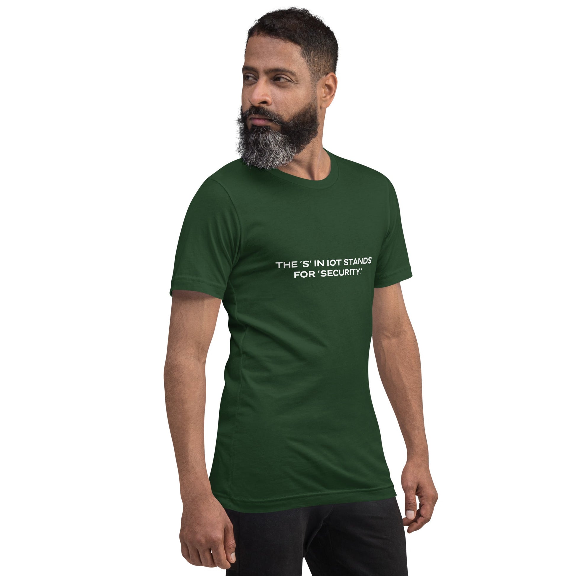 The "S" in IoT Stands for Security V4 - Unisex t-shirt by DarkByteGear
