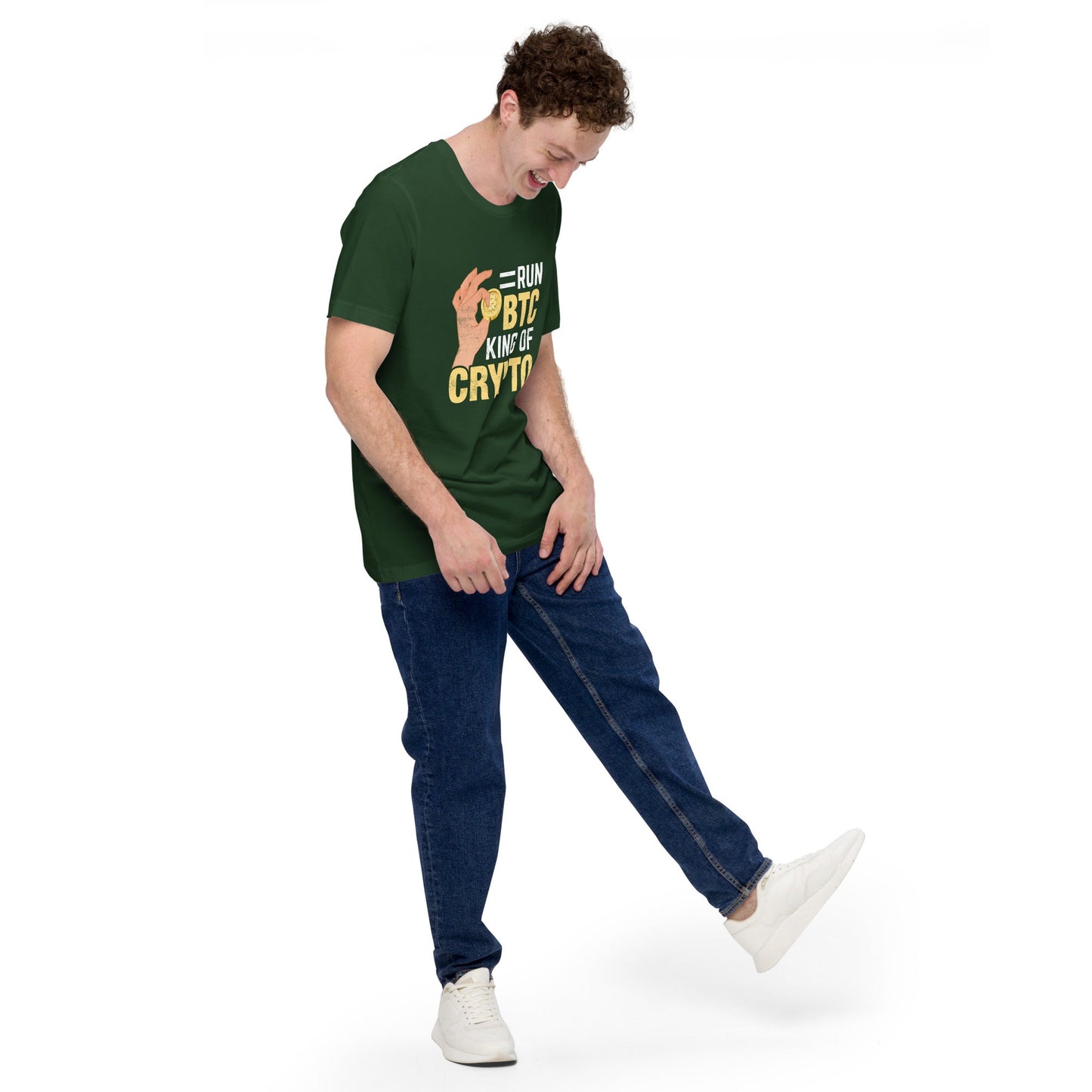 = Run BTC King of BitCoin - Unisex t-shirt by DarkByteGear