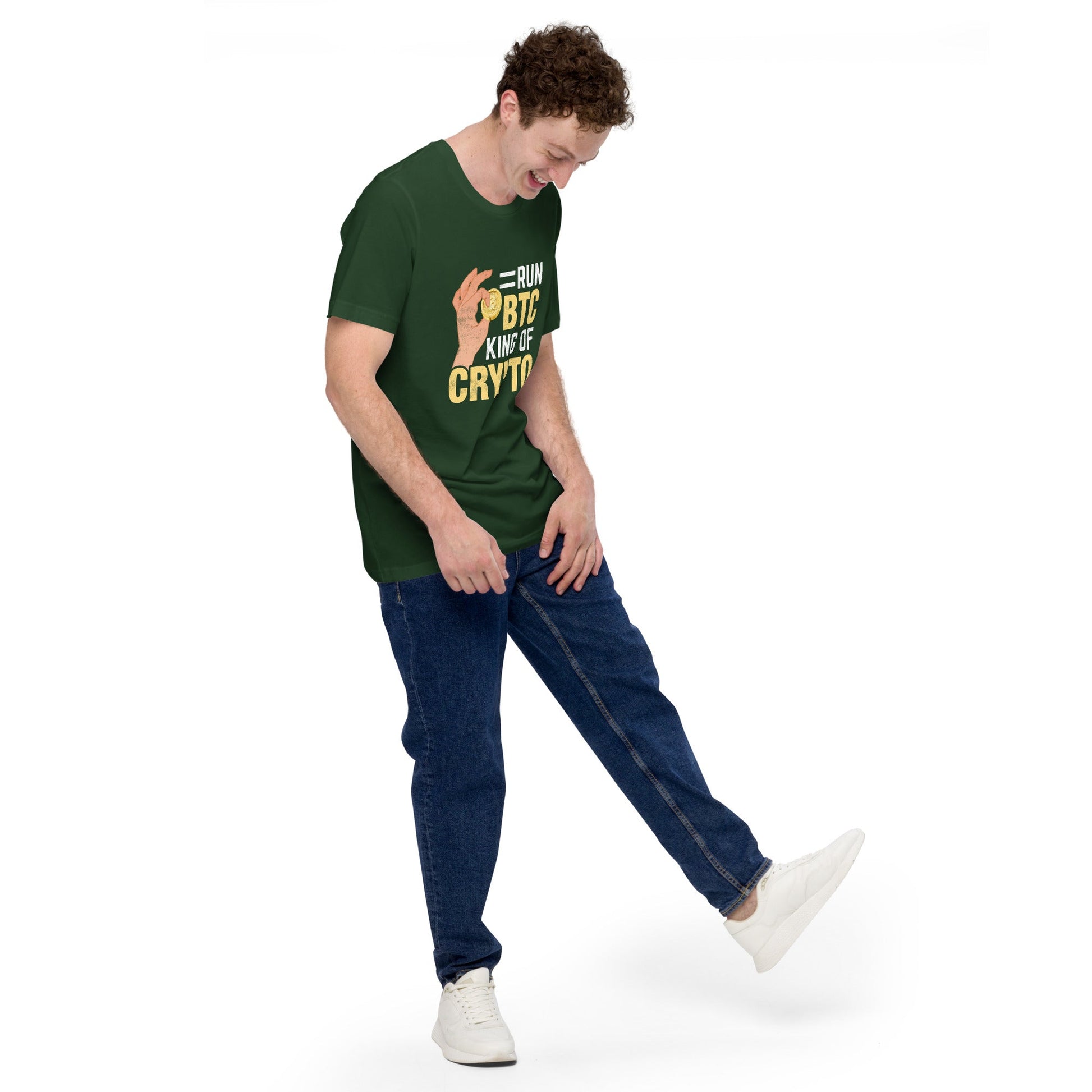 = Run BTC King of BitCoin - Unisex t-shirt by DarkByteGear