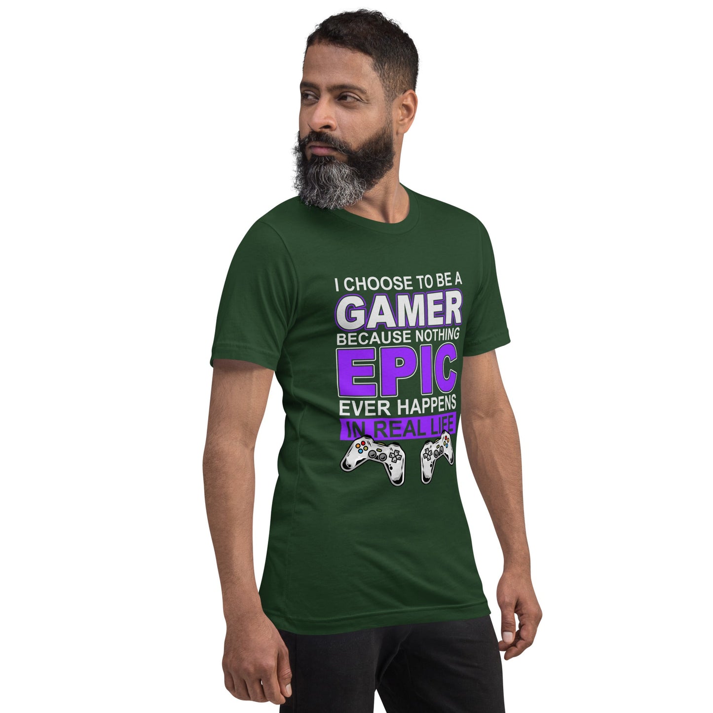 Gamer Epic in Real Life - Unisex t-shirt by DarkByteGear