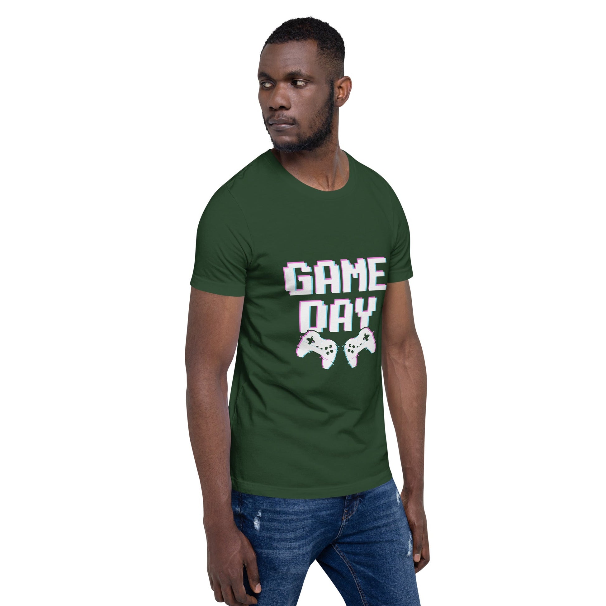 Game Day Lego White - Unisex t-shirt by DarkByteGear