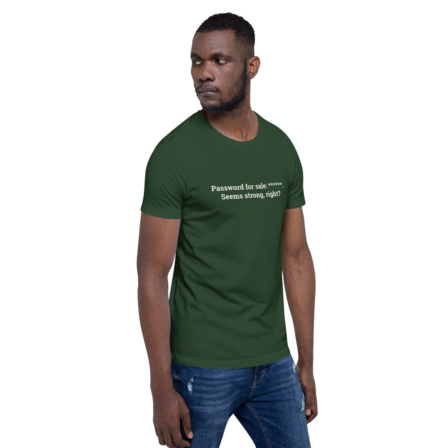 Password for sale . Seems strong, right? V2 - Unisex t-shirt by DarkByteGear