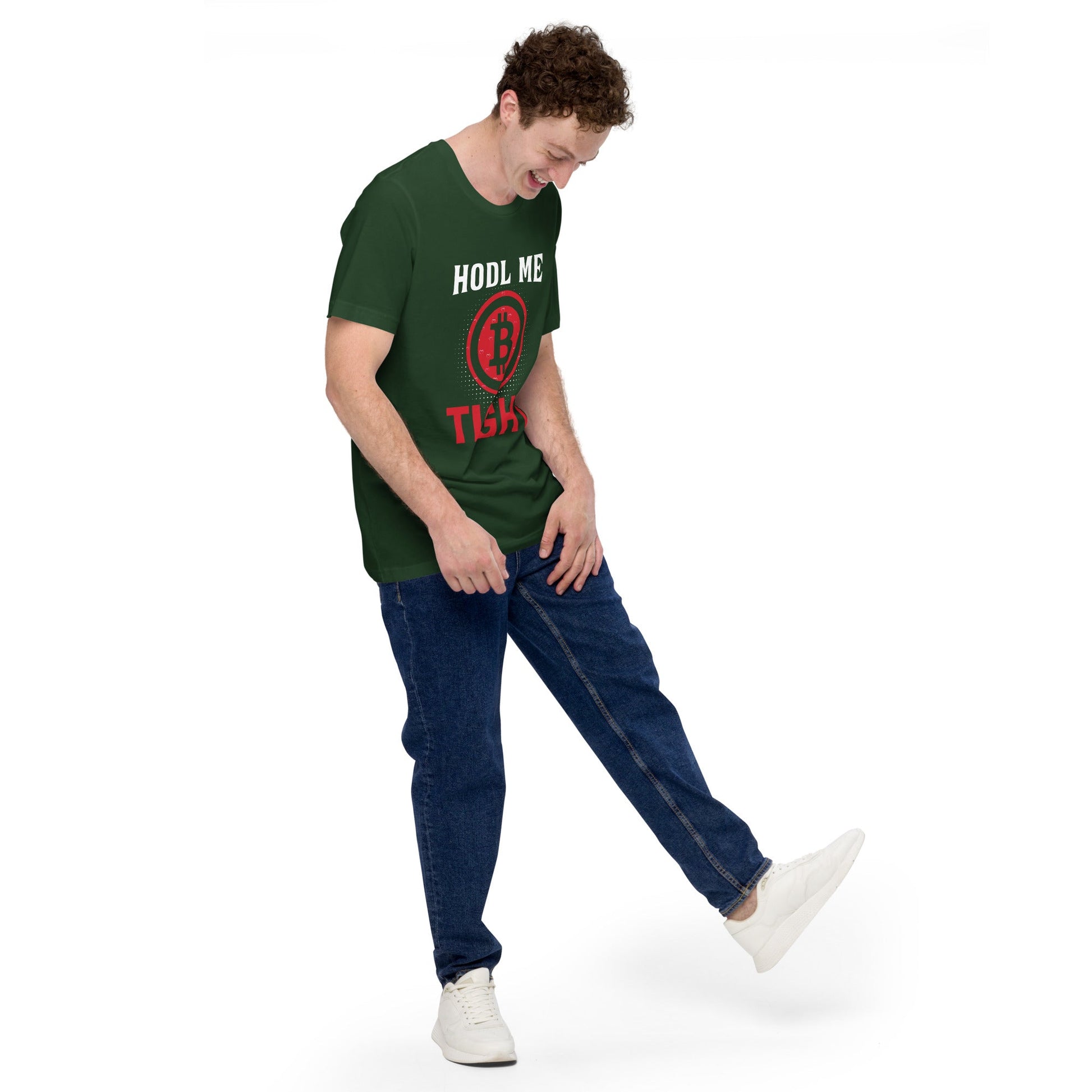 Bitcoin: HODL Me Tight - Unisex t-shirt by DarkByteGear