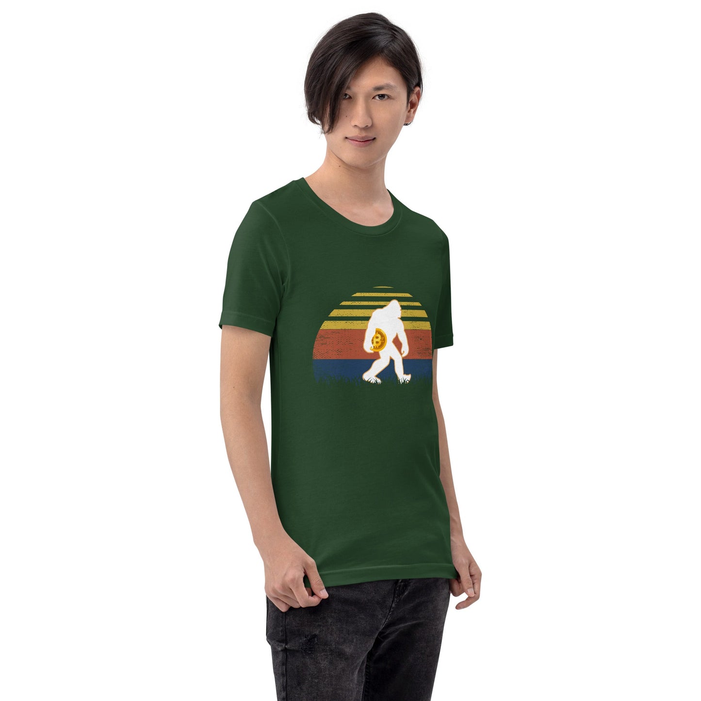 Retro Bitcoin - Unisex t-shirt by DarkByteGear