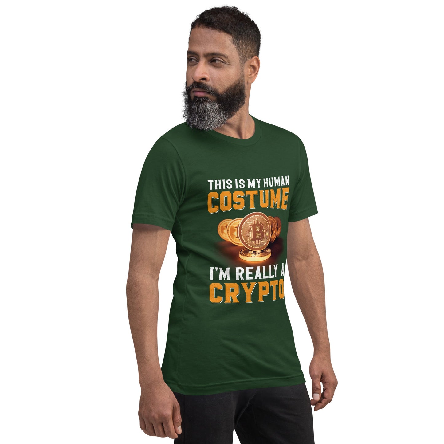 This is my Human Costume, I am a really a Crypto - Unisex t-shirt by DarkByteGear