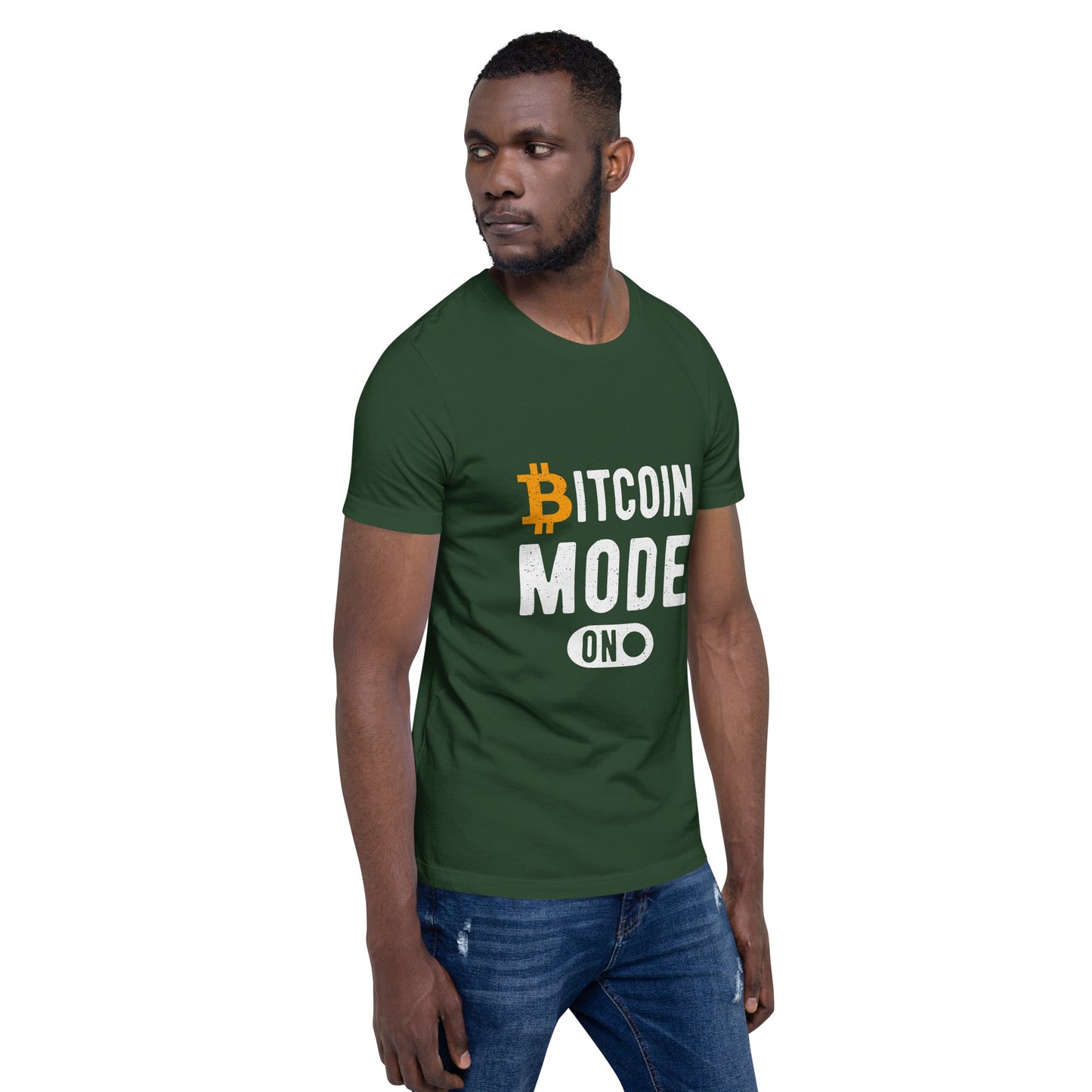 Bitcoin Mode is On - Unisex t-shirt by DarkByteGear