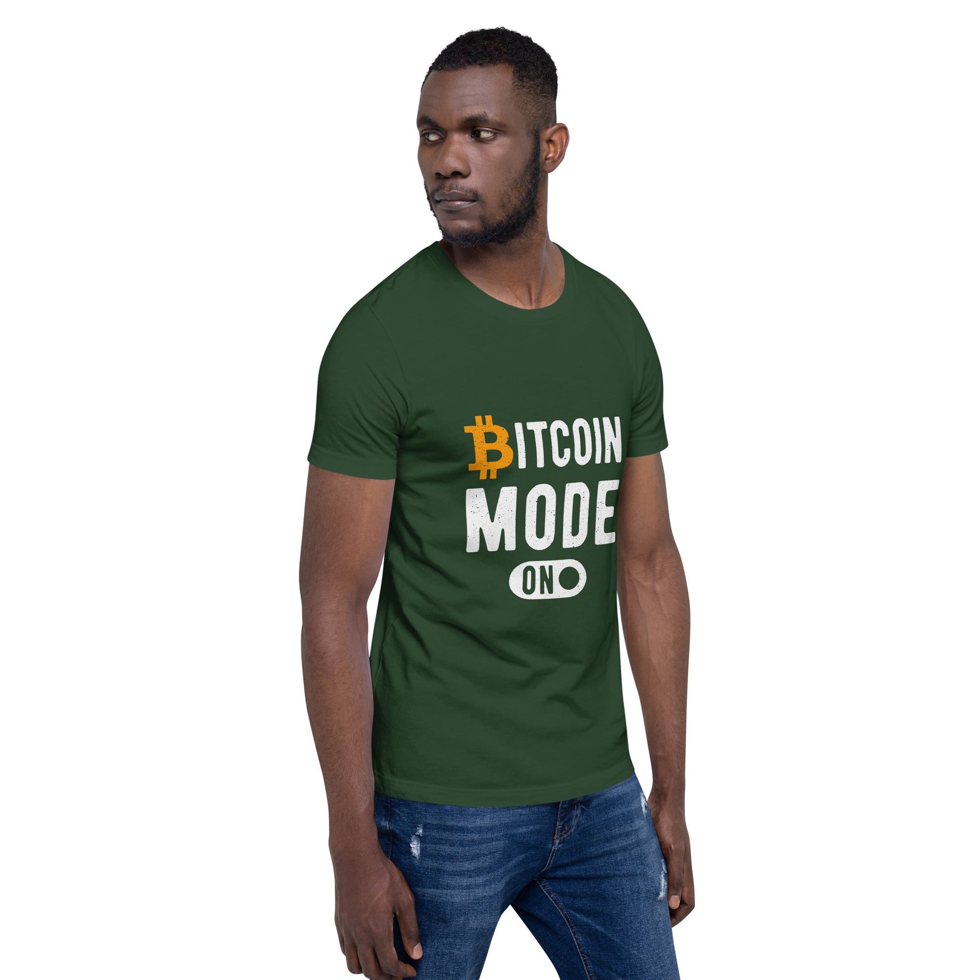 Bitcoin Mode is On - Unisex t-shirt by DarkByteGear