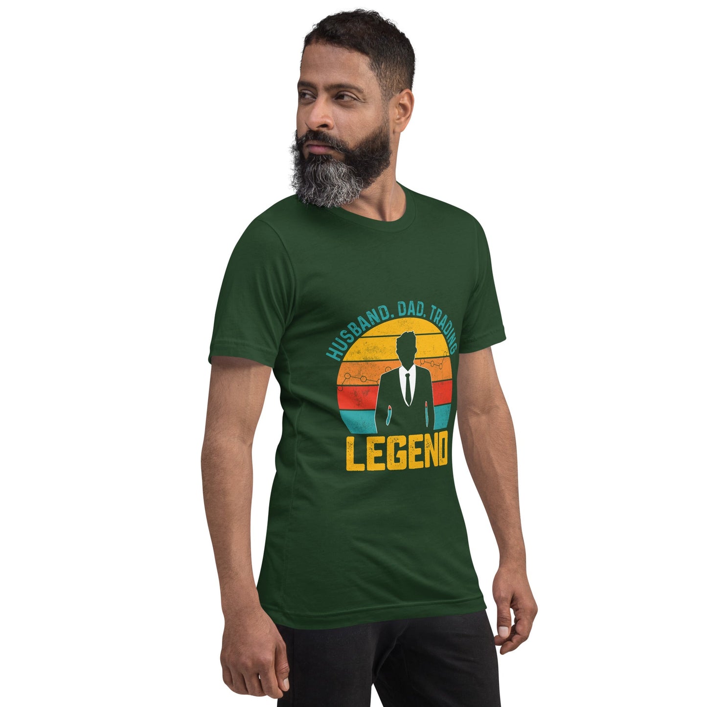 Husband.Dad.Trading Legend - Unisex t-shirt by DarkByteGear
