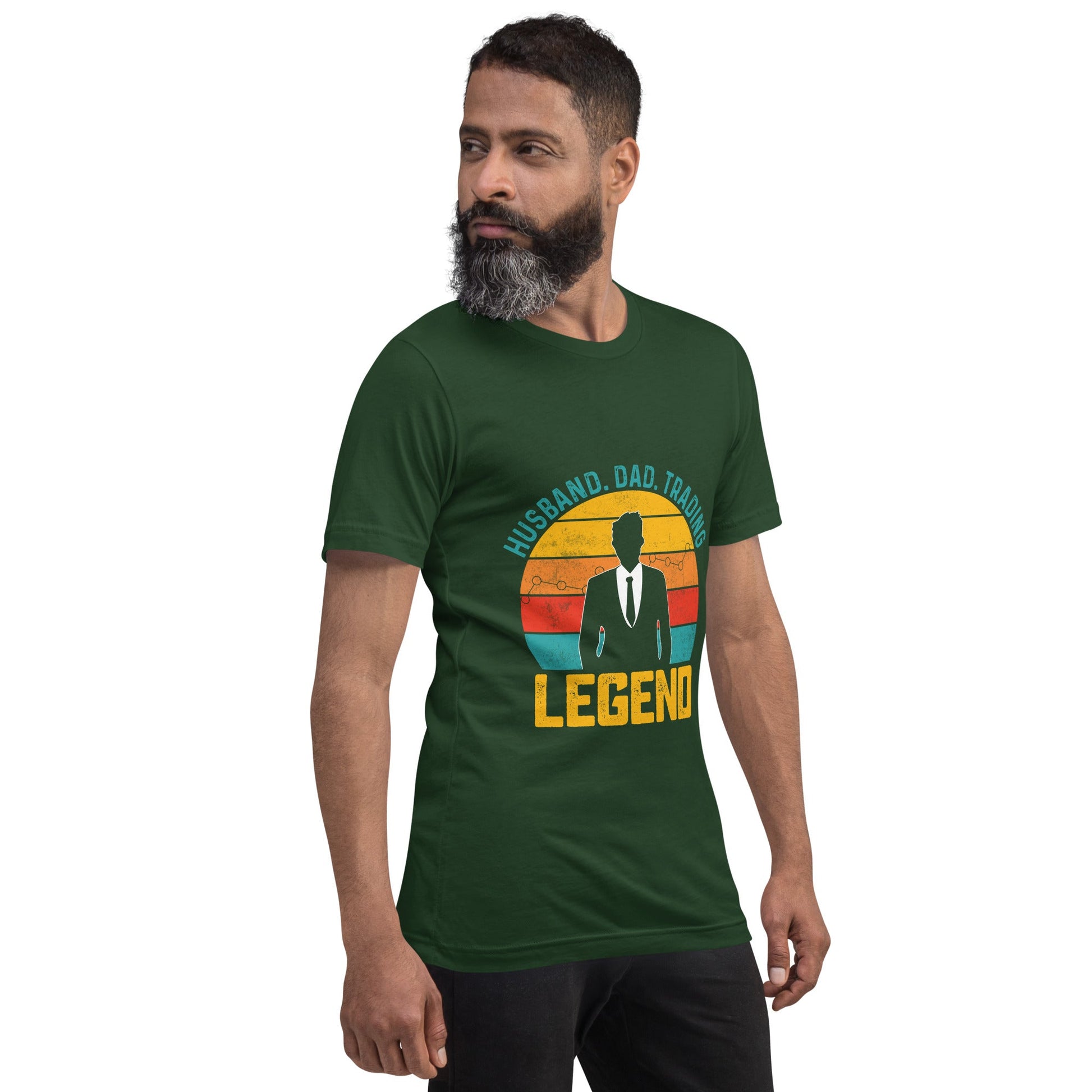 Husband.Dad.Trading Legend - Unisex t-shirt by DarkByteGear