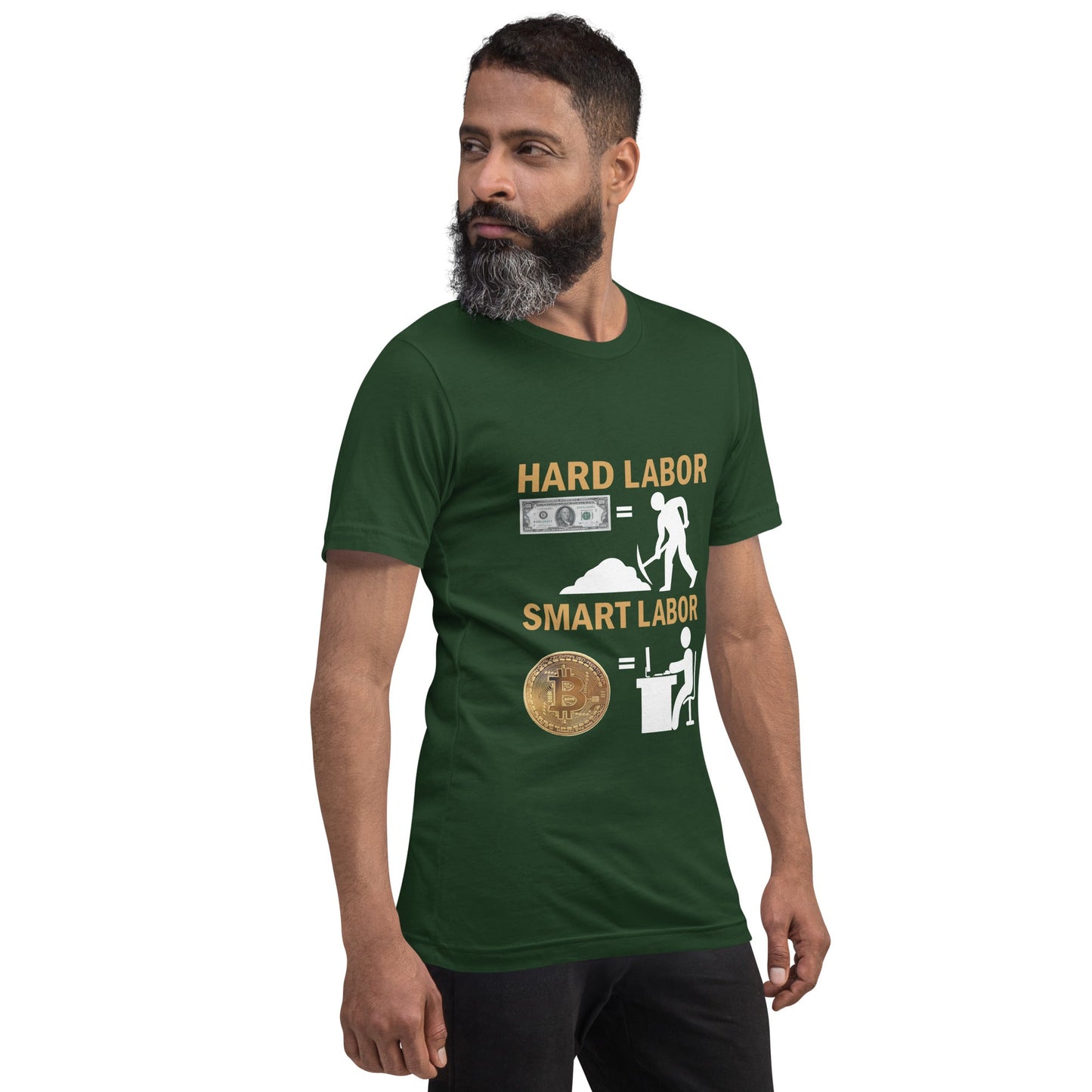 Hard Labour Vs Smart Labour - Unisex t-shirt by DarkByteGear