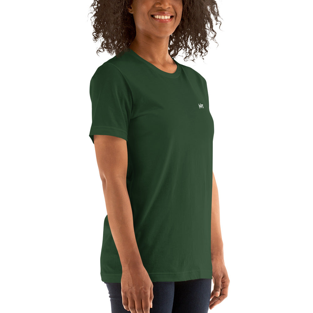 Money can't Buy you happiness but it can Buy you Stock and that was close - Unisex t-shirt ( Back Print ) by DarkByteGear