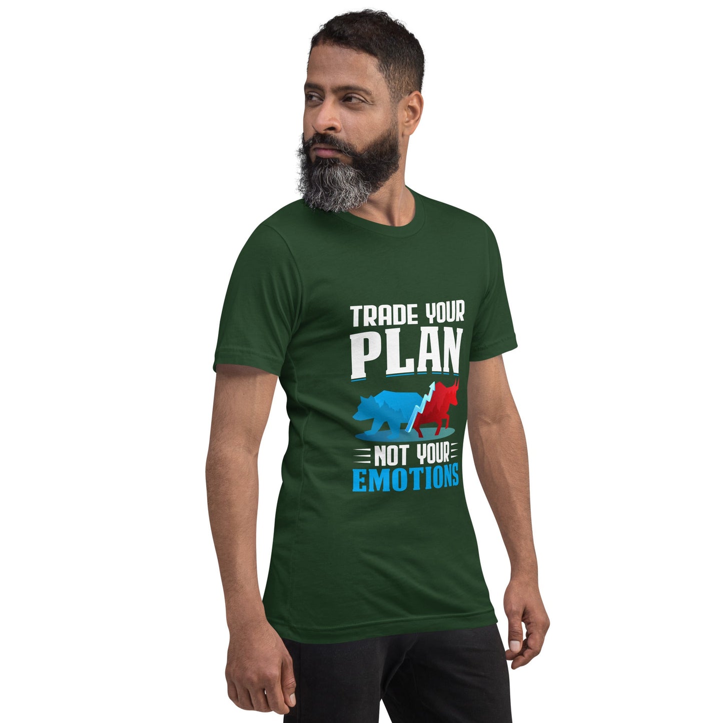 Trade your plan: not your emotion - Unisex t-shirt by DarkByteGear