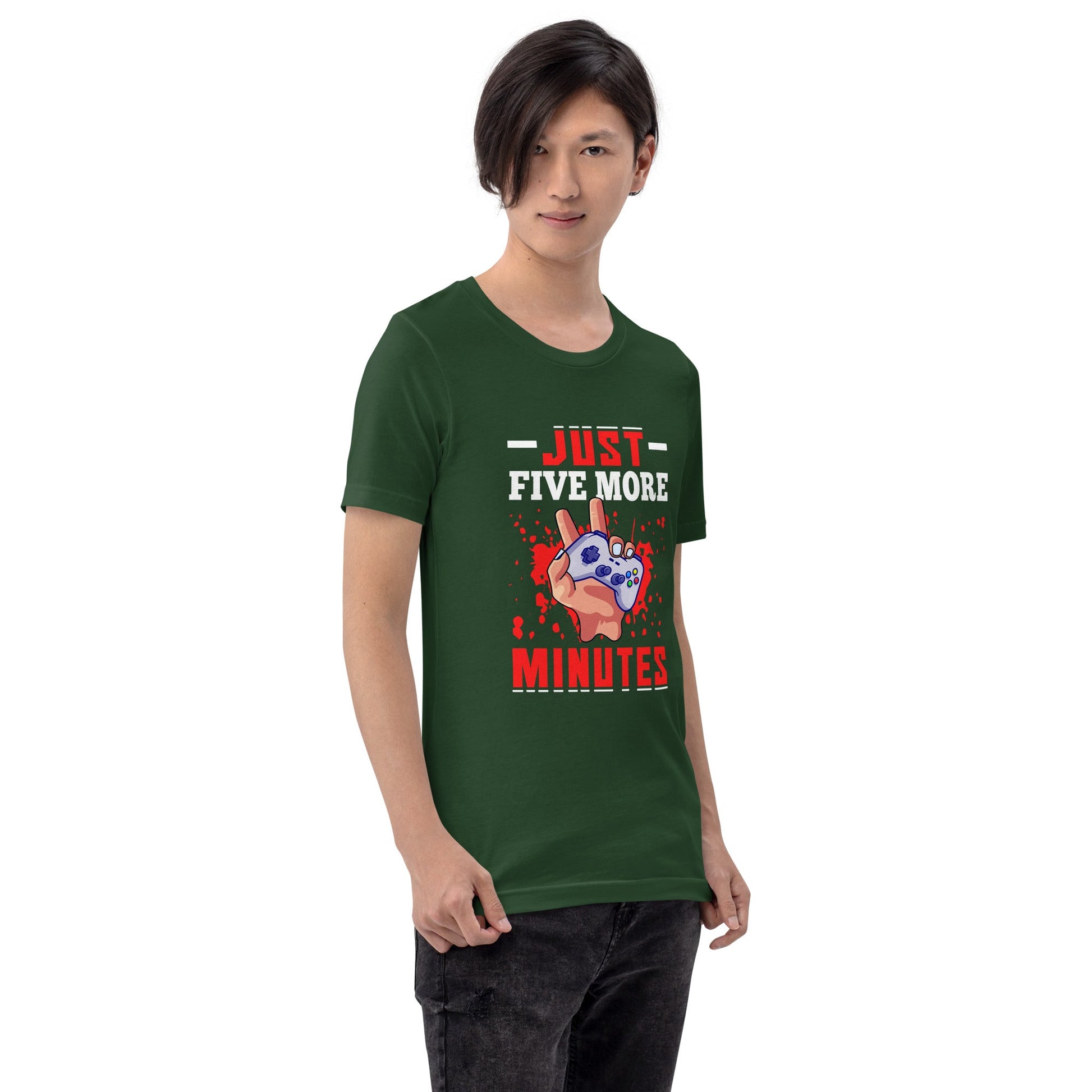 Just 5 more Minutes Rima - Unisex t-shirt by DarkByteGear