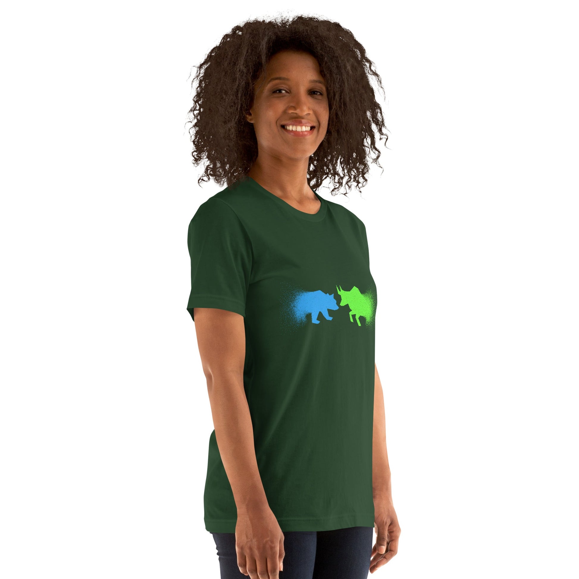 Bearish And Bullish (DB) - Unisex t-shirt by DarkByteGear