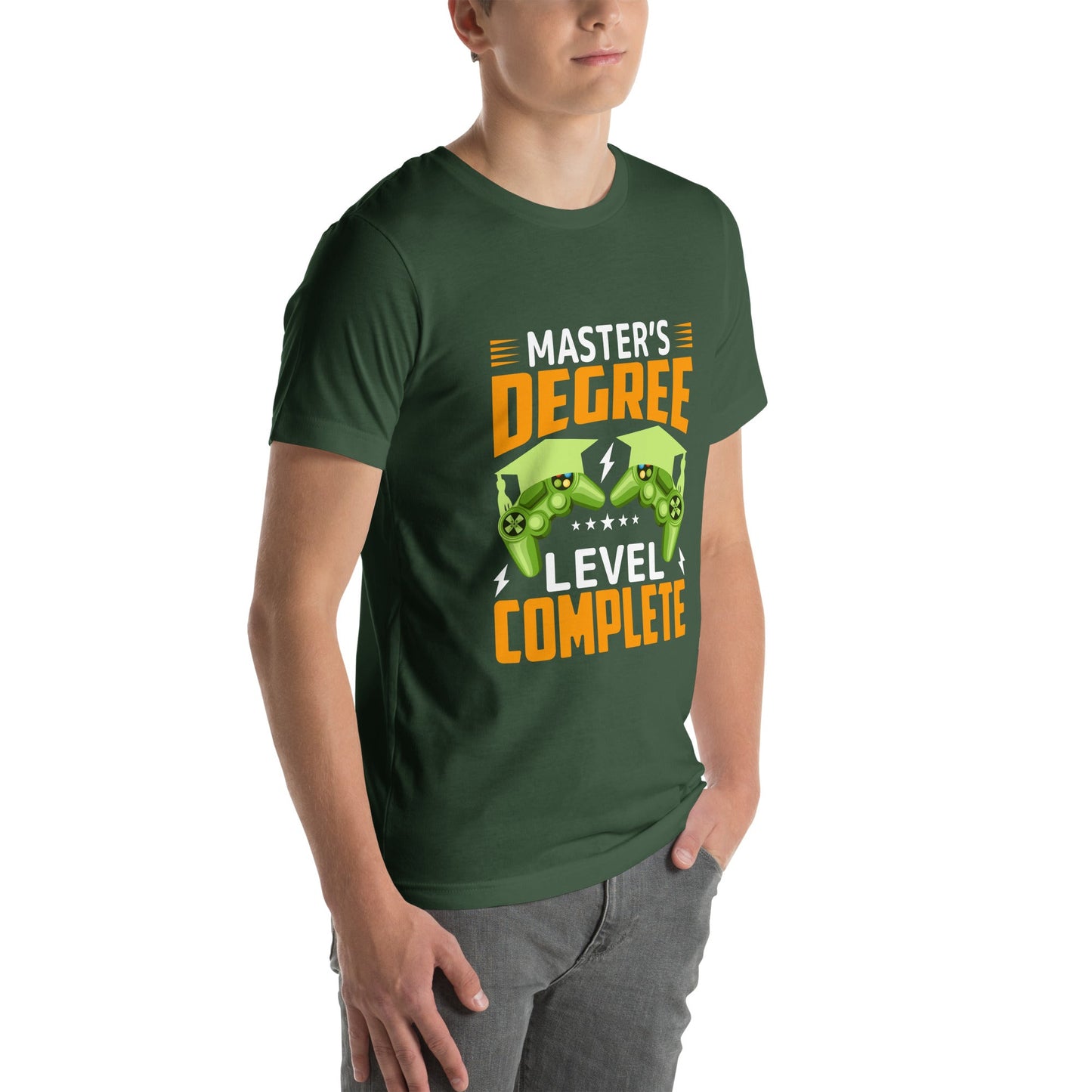Master Degree Level Complete - Unisex t-shirt by DarkByteGear