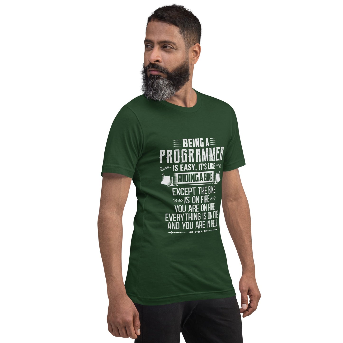 Being a Programmer is easy - Unisex t-shirt by DarkByteGear