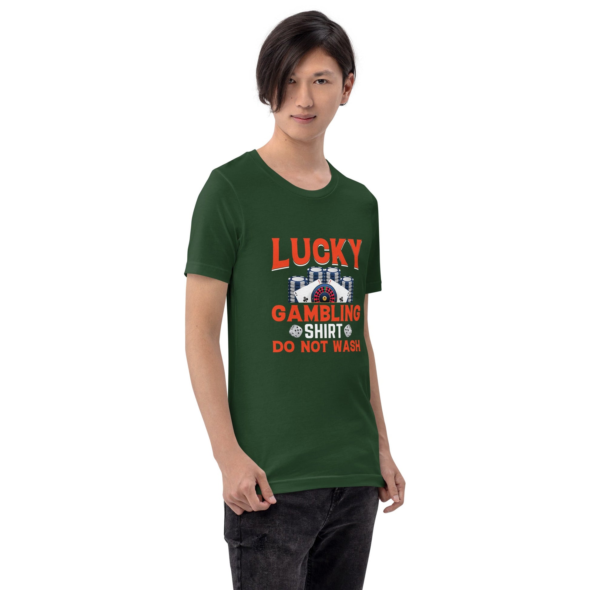 Lucky Gambling Shirt: Do Not Wash - Unisex t-shirt by DarkByteGear