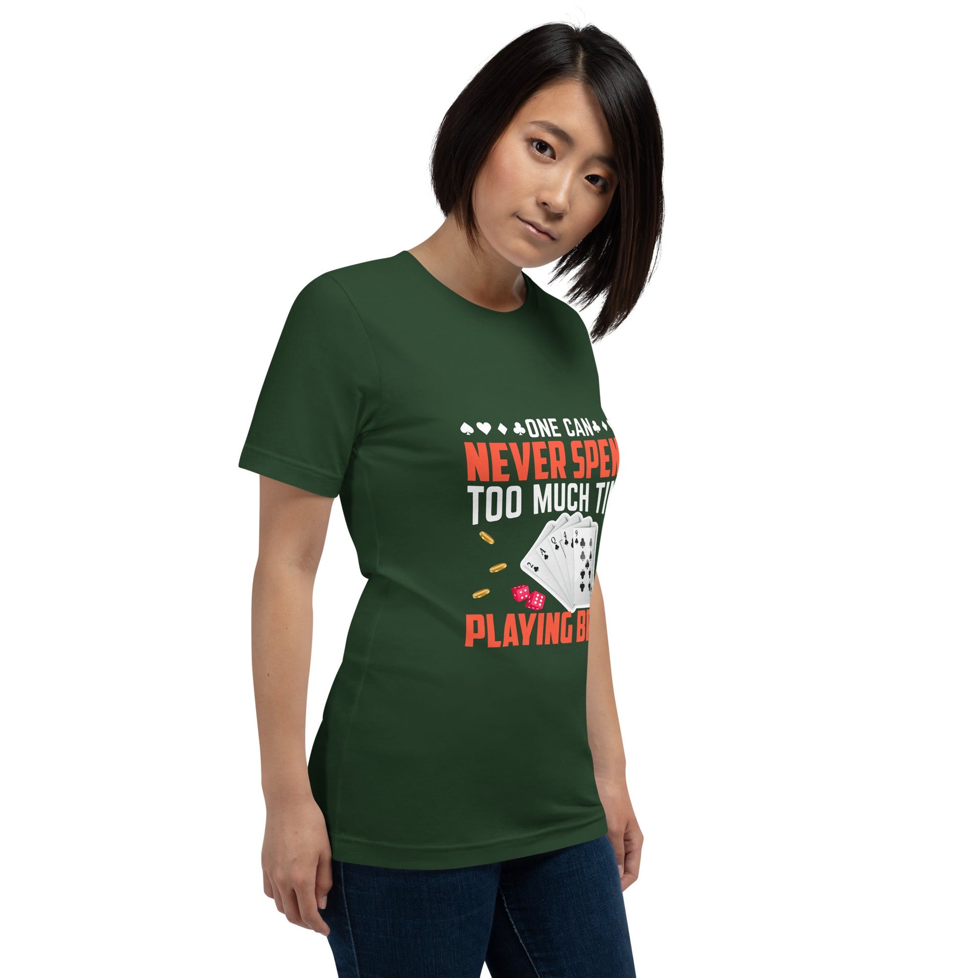 One can never Spend too much Time playing Bridge - Unisex t-shirt by DarkByteGear