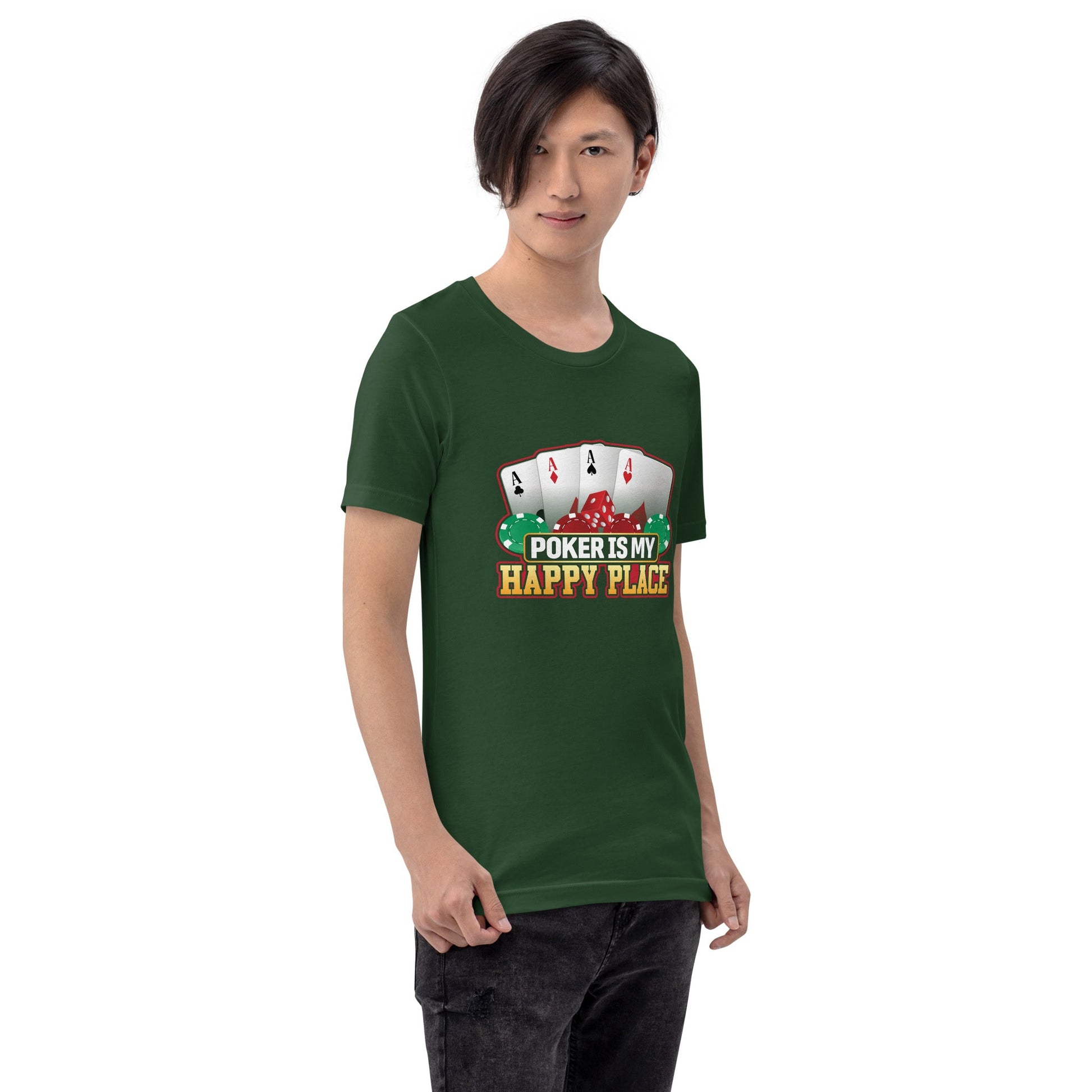 Poker Dad is like a Normal Dad but much Cooler - Unisex t-shirt by DarkByteGear