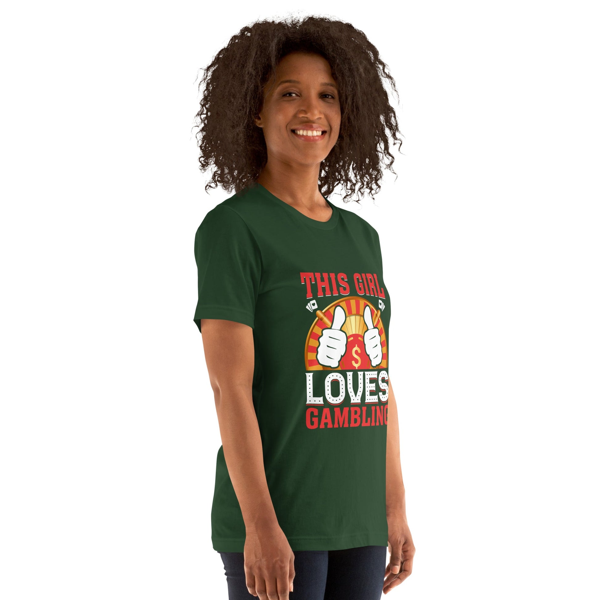 This Girl Loves Gambling - Unisex t-shirt by DarkByteGear