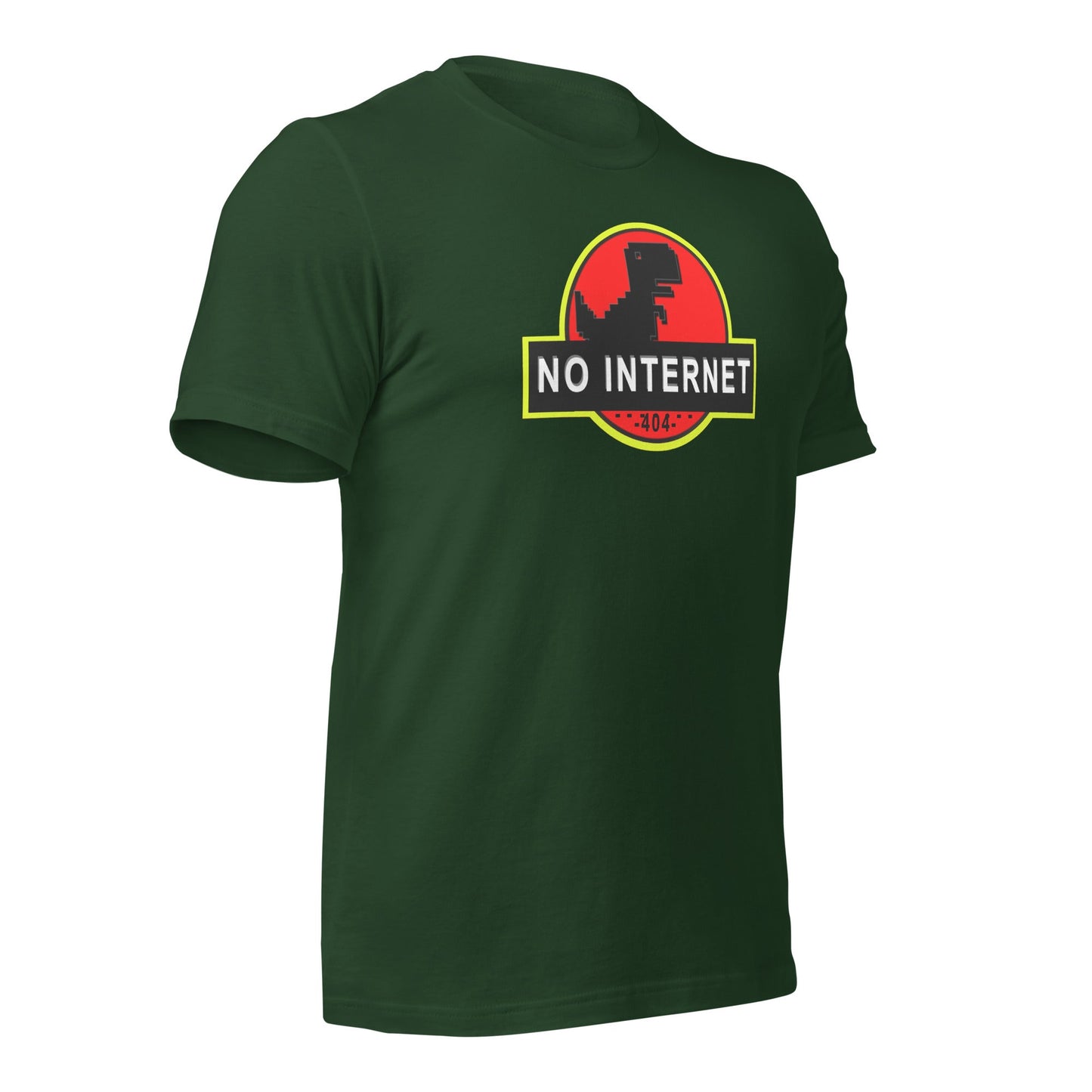 No internet 404 - Unisex t-shirt by DarkByteGear