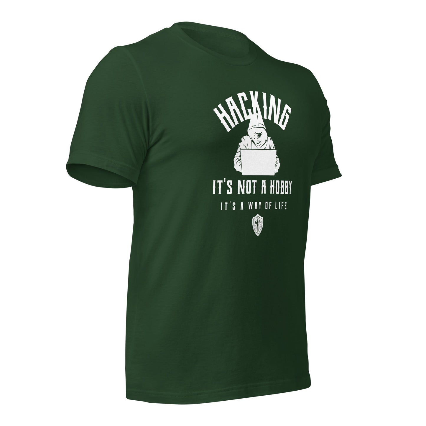 Hacking: It's not a hobby; it's a way of life - Unisex t-shirt by DarkByteGear
