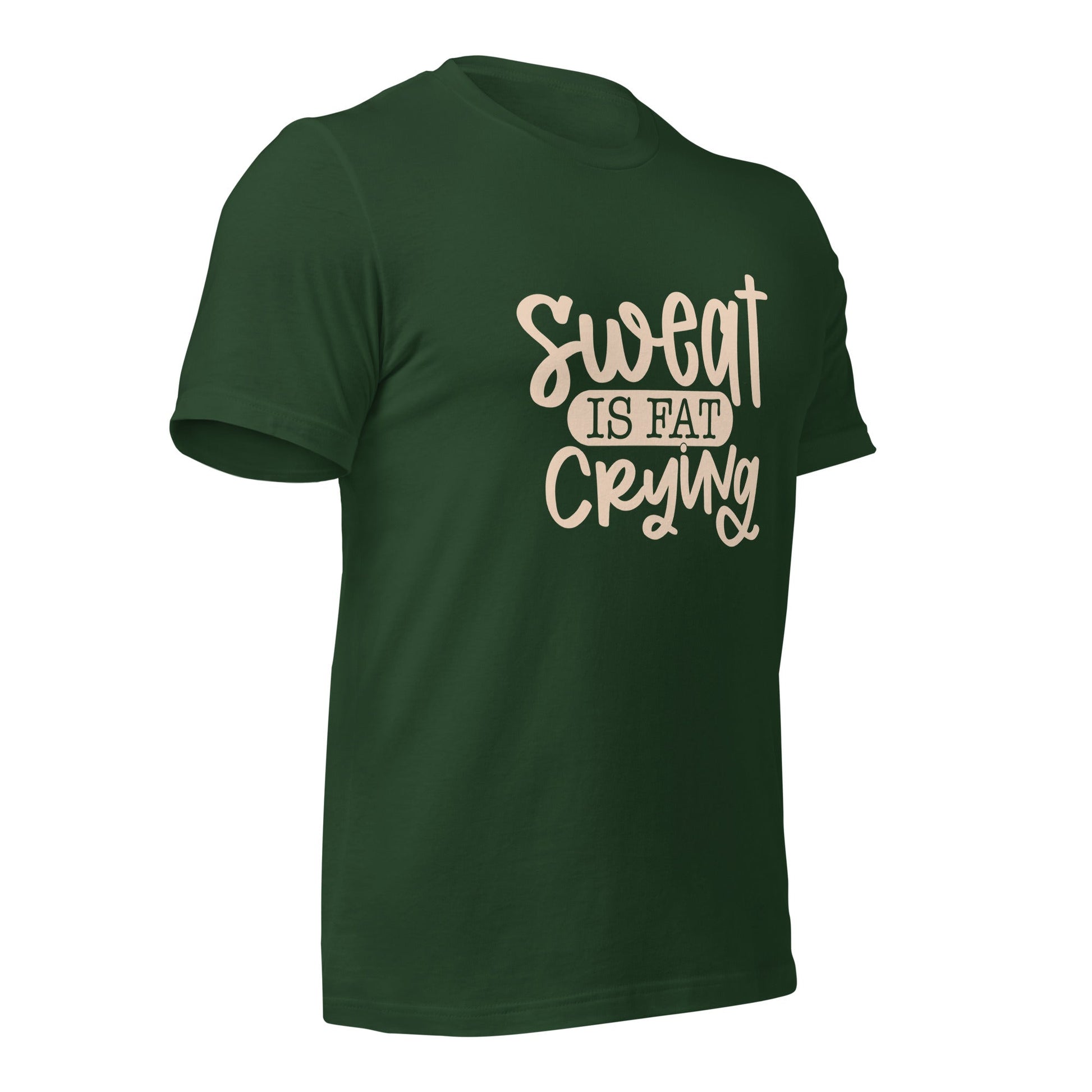 Sweat is fat crying - Unisex t-shirt by DarkByteGear