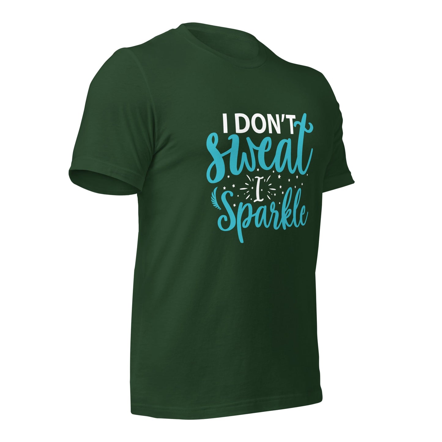 I don't sweat I sparkle - Unisex t-shirt by DarkByteGear