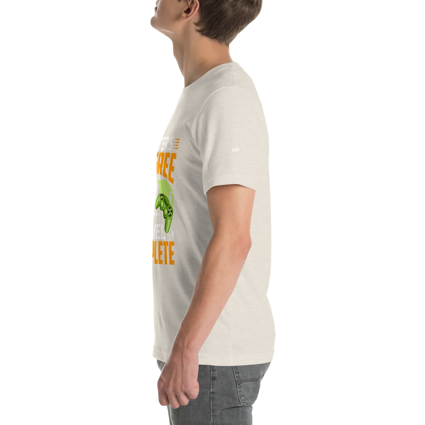 Master Degree Level Complete - Unisex t-shirt by DarkByteGear