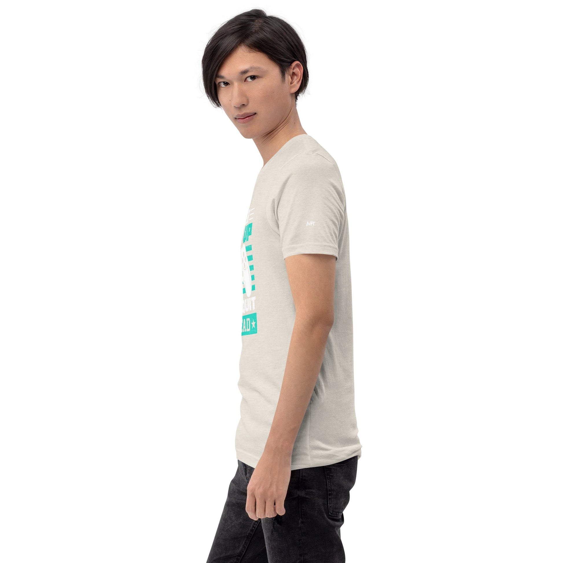 Never Give Up! Arge Quit - Unisex t-shirt by DarkByteGear