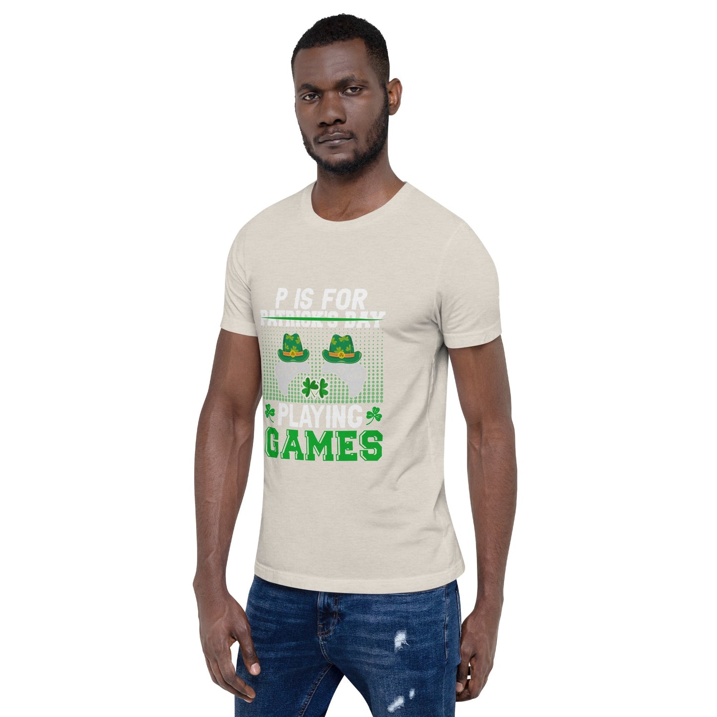 P is for "Playing Games" - Unisex t-shirt by DarkByteGear