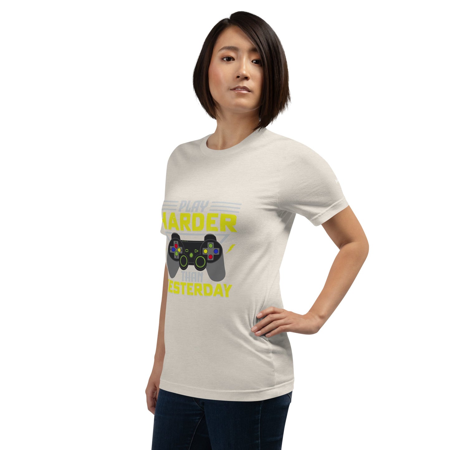 Play harder than Yesterday - Unisex t-shirt by DarkByteGear