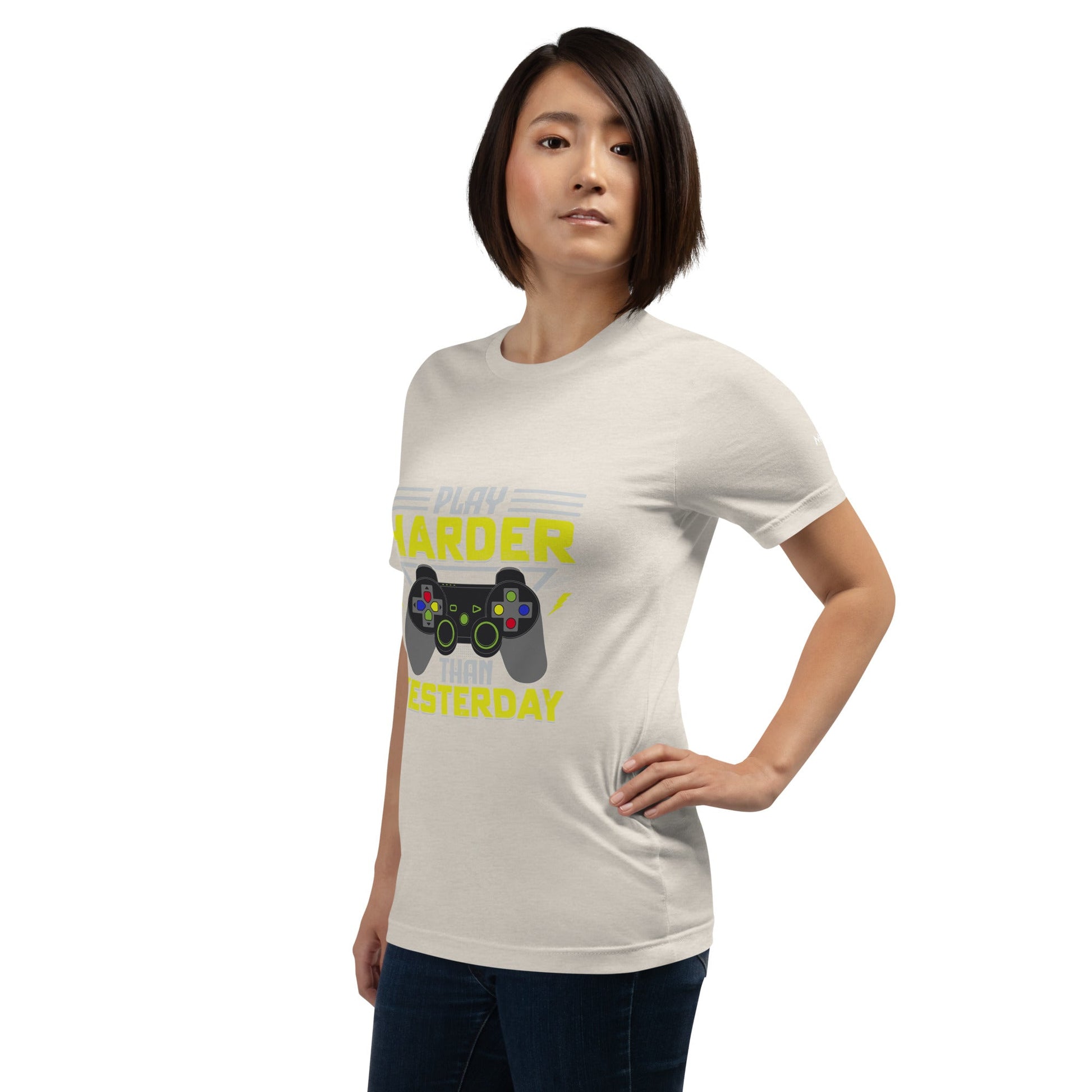 Play harder than Yesterday - Unisex t-shirt by DarkByteGear