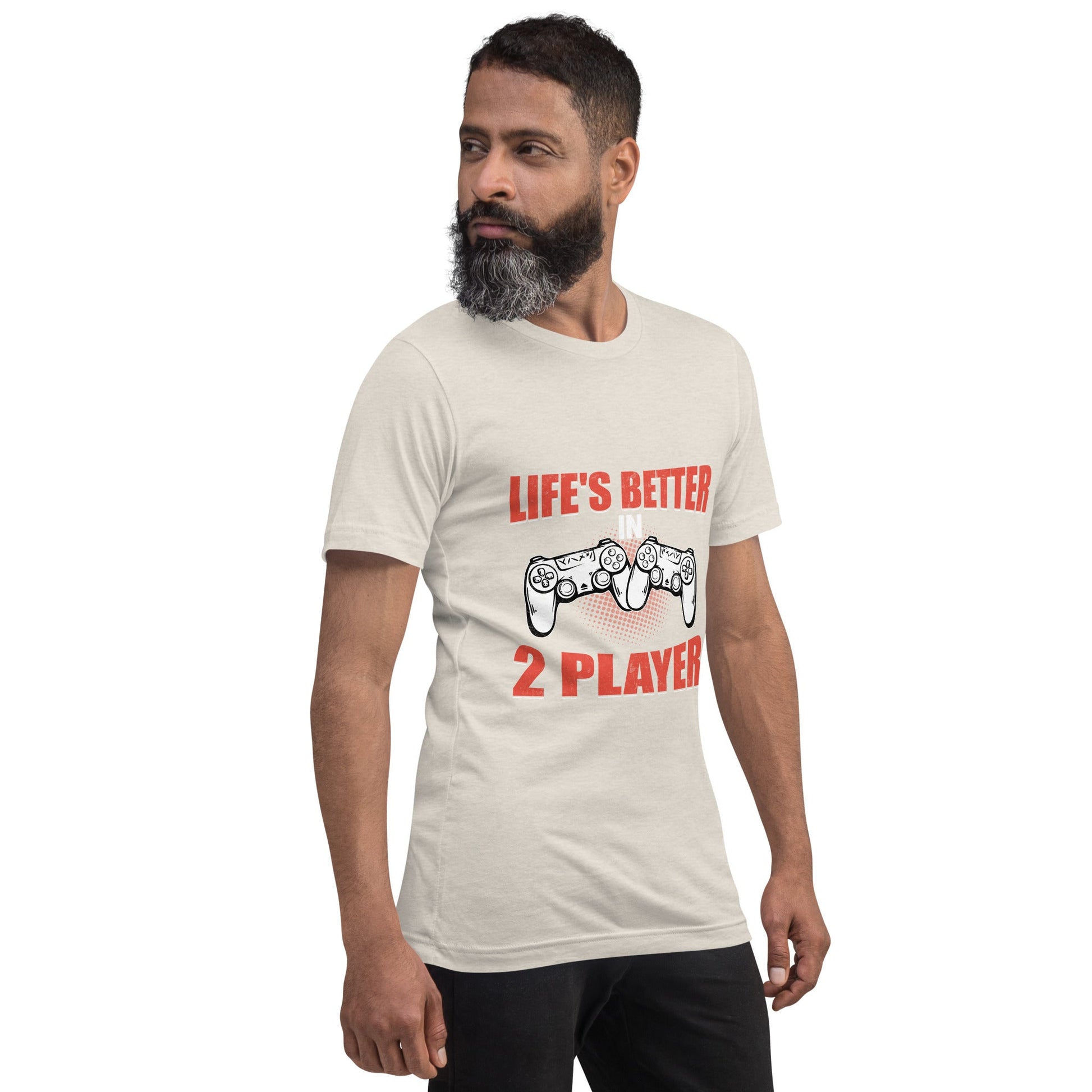 Life's Better in Two Players - Unisex t-shirt by DarkByteGear