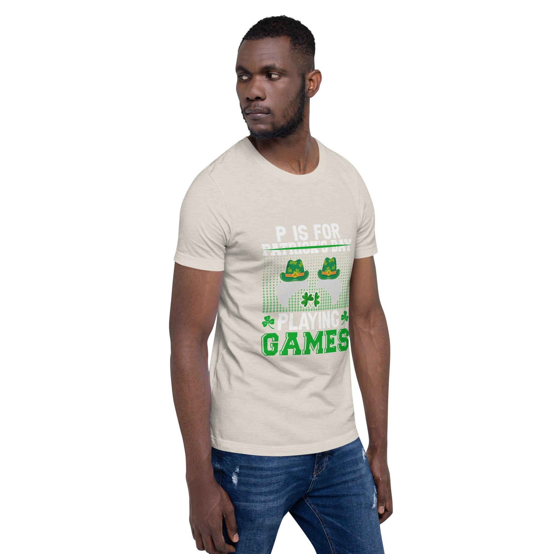 P is for "Playing Games" - Unisex t-shirt by DarkByteGear