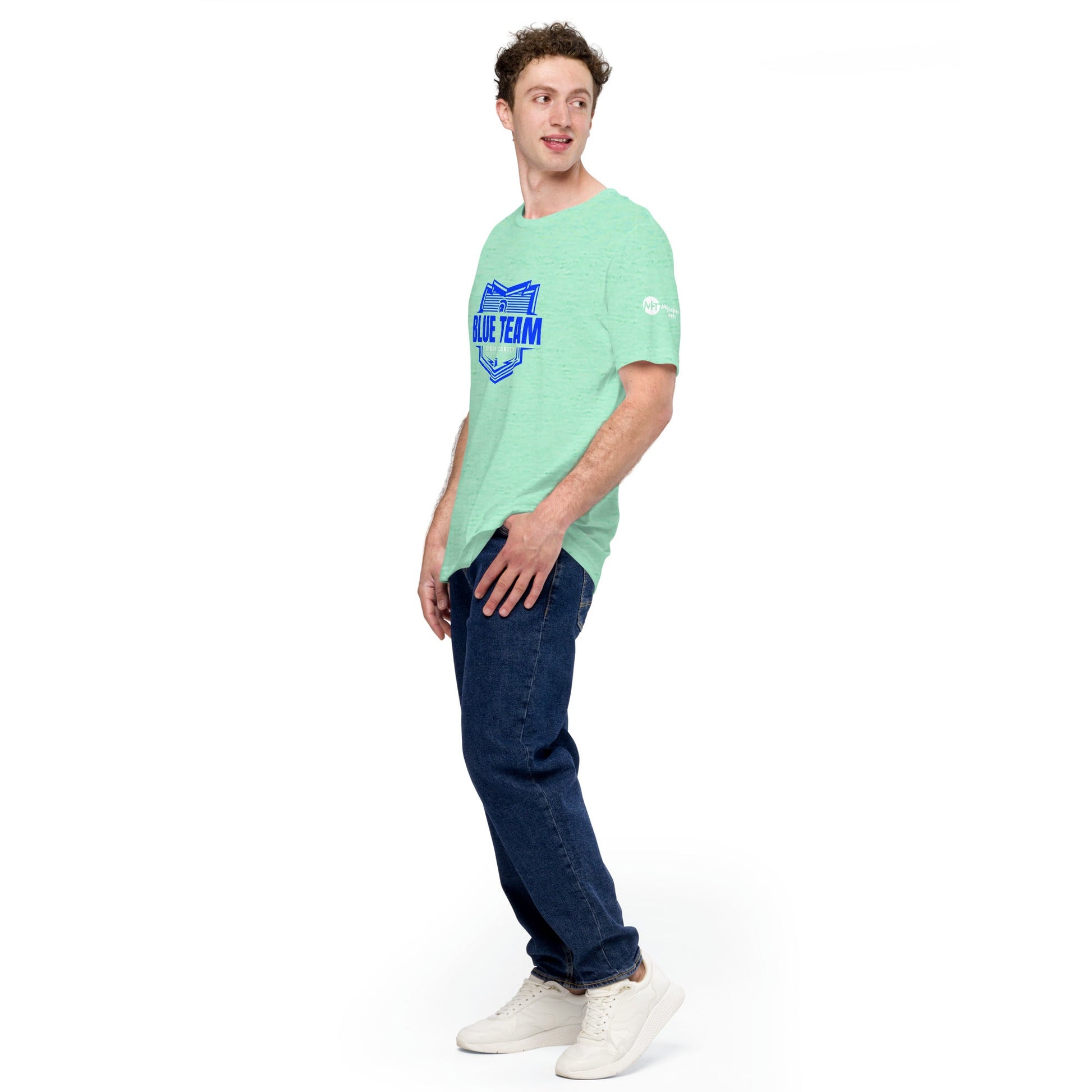 Cyber Security Blue Team - Short-Sleeve Unisex T-Shirt by DarkByteGear