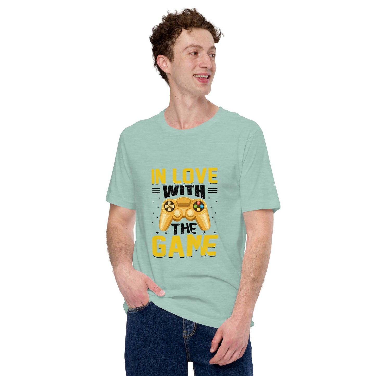 In Love With The Game in Dark Text - Unisex t-shirt by DarkByteGear