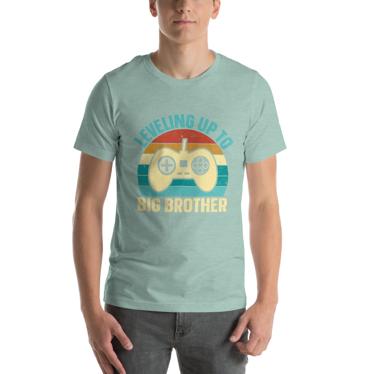 Levelling up to Big Brother V2 in Darker Shade - Unisex t-shirt by DarkByteGear