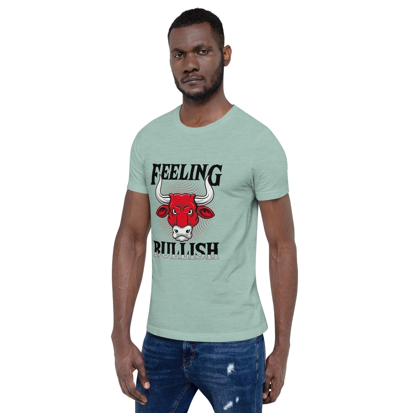 Feeling Bullish in Dark Text - Unisex t-shirt by DarkByteGear