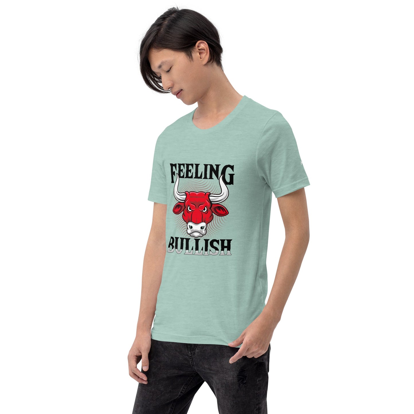 Feeling Bullish in Dark Text - Unisex t-shirt by DarkByteGear